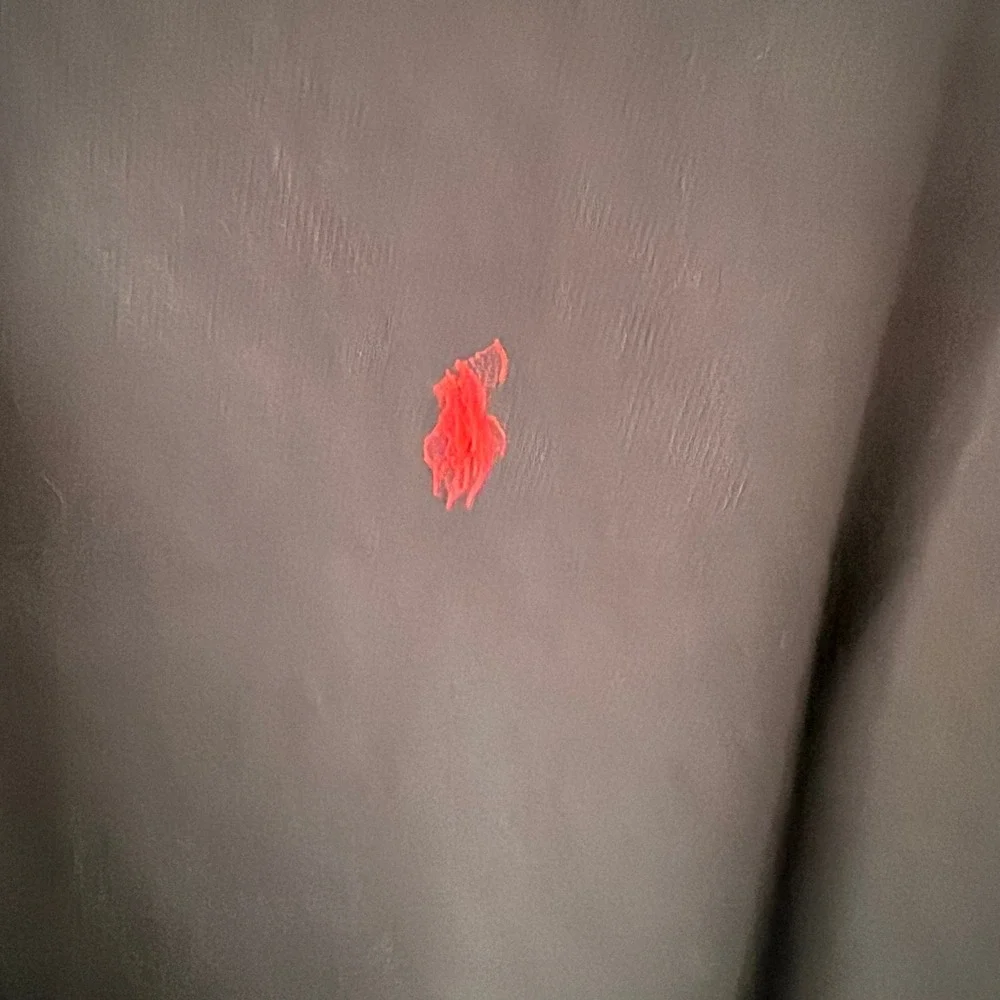 Polo Ralph Lauren Mens XL Black Quarter Zip Pullover Red Pony Logo Sweater - Picture 2 of 6